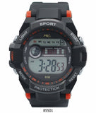 50MM Montres Carlo 5ATM Digital Watch - 8550