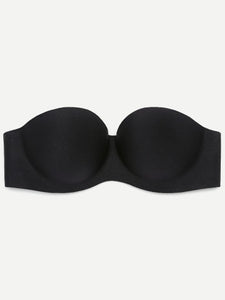 Seamless Push Up Strapless Bra