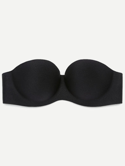 Seamless Push Up Strapless Bra