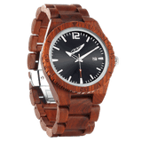 Men's Personalized Engrave Rose Wood Watches - Custom Engraving