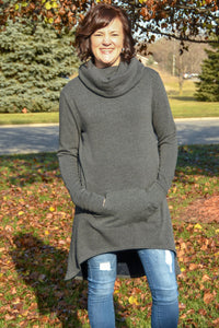 !!!Warehouse Moving Sale!!! Fur Lined Sweatshirt Tunic- NO MAP!!