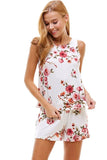 Loungewear set floral print sleeveless and short