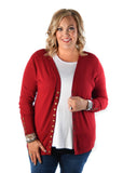 RTS! Wine Snap Cardigan