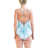 Sea Gypsy One Piece ~ Sea Floral Blue