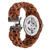 Men's Dual Wheel Automatic Kosso Wood Watch