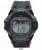 50MM Montres Carlo 5ATM Digital Watch - 8550