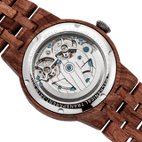 Men's Dual Wheel Automatic Kosso Wood Watch