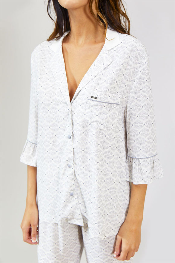 Mix and Match Blouse in Romance White