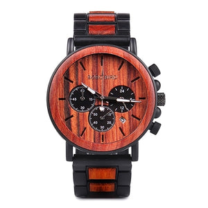 P09 Wood and Stainless Steel Watches