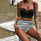 Charming Women High Waist Bikinis Swimwear Swimuit