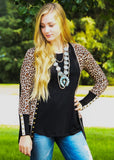 Leopard Snap Cardigan