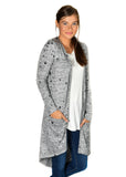 Heather Gray Star Favorite Cardigan