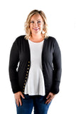 RTS! Black Snap Cardigan