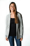 Gray Stripe Blazer