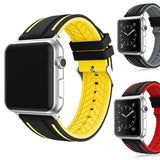 Sports Silicone Band for Apple watch 6 SE 5 4 3 2 40mm 44mm 42 38 smart watch Bracelet For iWatch Series 6 5 4