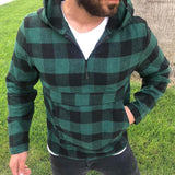 New Men Shirt Lumberjack Colorful 2021 Regular Fit Good Quality Cotton S M L XL Hooded Zipped