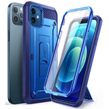 For iPhone 12 Case 12 Pro Case 6.1"(2020) UB Pro Full-Body Rugged Holster Cover with Built-in Screen Protector&Kickstand