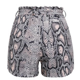 Sexy Snaked Print Beach Summer Women Shorts