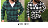 New Men Shirt Lumberjack Colorful 2021 Regular Fit Good Quality Cotton S M L XL Hooded Zipped