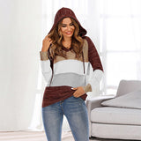 Women Casual Long Sleeve Knitted Sweater TopV Neck