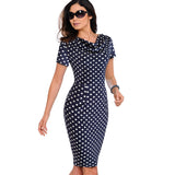 Women Vintage Wear to Work Elegant Business Party