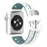 Sports Silicone Band for Apple watch 6 SE 5 4 3 2 40mm 44mm 42 38 smart watch Bracelet For iWatch Series 6 5 4