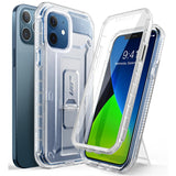 For iPhone 12 Case 12 Pro Case 6.1"(2020) UB Pro Full-Body Rugged Holster Cover with Built-in Screen Protector&Kickstand