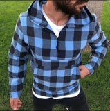 New Men Shirt Lumberjack Colorful 2021 Regular Fit Good Quality Cotton S M L XL Hooded Zipped