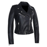 Womens Moto Nappa Leather Jacket - Clearance