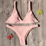 NEW Women Push-up Padded Bra Bandage Bikini Set