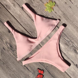 NEW Women Push-up Padded Bra Bandage Bikini Set