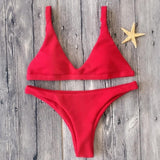 NEW Women Push-up Padded Bra Bandage Bikini Set