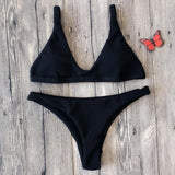 NEW Women Push-up Padded Bra Bandage Bikini Set