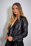 Womens Moto Nappa Leather Jacket - Clearance