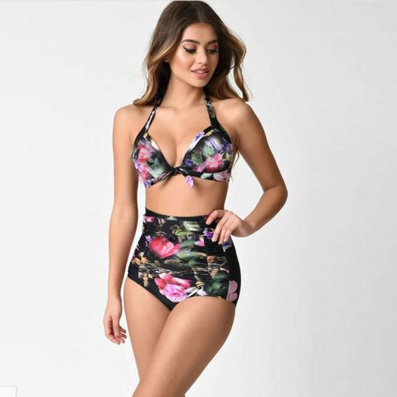 Popular Women 2Pcs Swimsuit Beachwear Push Up