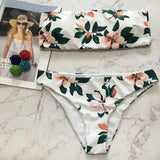 Sexy Bikinis Women Swimwear Floral Print Tankini