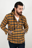 DeepSEA Hooded Kangaroo Pocket Long Sleeve Lumberjack Shirt 2101213