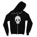 Cool Skull Fine Jersey Zip Hoodie