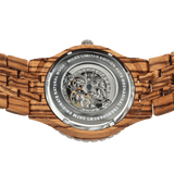 Men's Premium Self-Winding Transparent Body Zebra Wood Watches