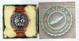 Men's Multi-Function Custom Kosso Wooden Watch - Personalize Your