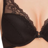 Lace Padded Plunge Bra Lauma No Limit