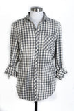 Flannel Gray Gingham Shirt