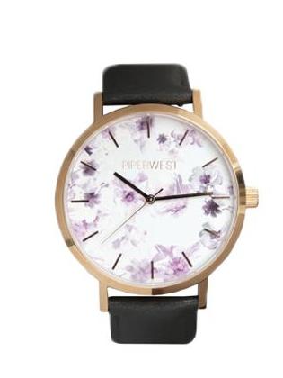 Floral Minimalist in Rose Gold & Charcoal