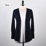 RTS! Navy Snap Cardigan