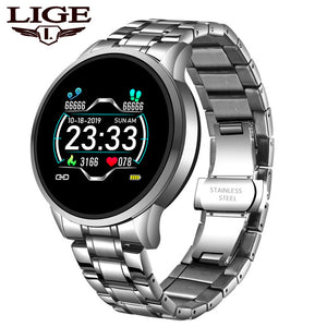 New Fashion SmartWatch Men and Women Sports Waterproof Heart Rate Blood Pressure Monitoring