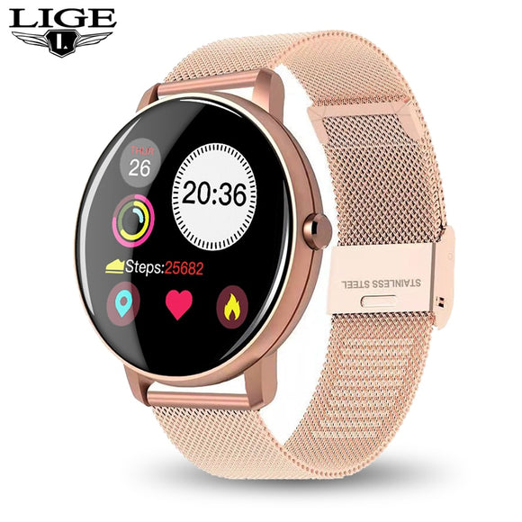 New LED Color Smart watch Waterproof Sport Heart Rate Blood Pressure