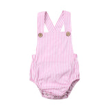 Cute Newborn Kids Bodysuit Baby Boy Girl Clothes Babygrow Jumpsuit  Sunsuit Outfits Soild Children's Clothes Summer 2019