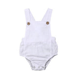 Cute Newborn Kids Bodysuit Baby Boy Girl Clothes Babygrow Jumpsuit  Sunsuit Outfits Soild Children's Clothes Summer 2019