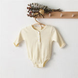 Baby Boy Romper Clothes 0-24M Newborn Girl Rompers Cotton Long Sleeve Jumpsuit Outfit Clothes Hat For Kids Baby Onesie Spring