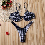 Plaid Sexy Vrouwen Bikini Set 2019 Nieuwe Push Up Ruches Padded Badmode Bikini Hot Koop Vrouwen Badpak Beachwear Zwemmen pak